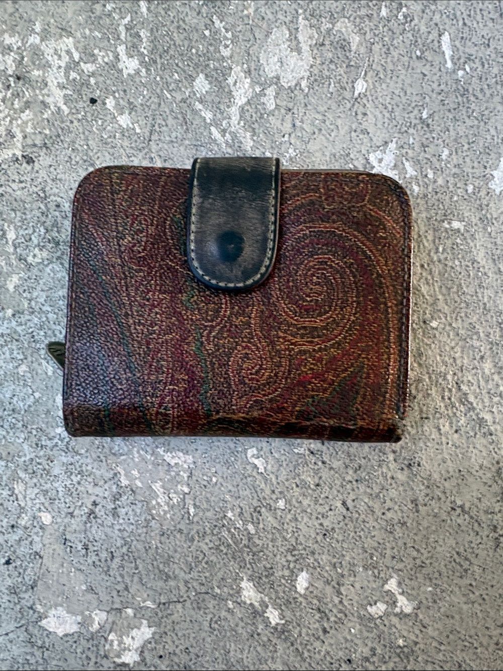 Vintage Etro paisley wallet